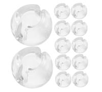 ORFOFE 20 Pièces Connecteur Transparent de Chaîne pour Stores Enrouleurs et Verticaux Stop Limiteur Réglable Accessoire de Remplacement pour Stores Romains Lot