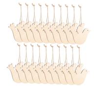 ORFOFE 20 Pièces Lot Découpes Oiseau DIY Corde Ornements Suspendus Colombe pour Mariage Anniversaire Noël Décorations Communions et Cortège Nuptial