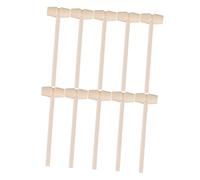 ORFOFE 20 pièces Mini Maillets Bois Marteau Bois Éducatif pour Garçon Fille Sûr et Agréable à Tenir
