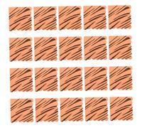 ORFOFE 20 pièces Serviettes Jetables Motif Léopard Orange Papier Créatif Décorations Festives pour Anniversaire Shower et Jungle Serviettes pour Femmes