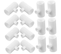 ORFOFE 20pièces Raccords Tee pour Abreuvoir De Poules Accessoires Pratiques pour Système Alimentation Eau des Animaux De Ferme Compatible avec Poules Canards Et Autres Volatiles