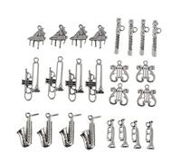 ORFOFE 24 pièces Pendentifs Alliage Vintage pour Bijoux DIY Accessoires Légers et Durables pour Bracelets et Colliers Kit Création Perles pour Amateurs de Bricolage