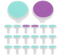 ORFOFE 27 Pièces Têtes Ongles Garçon Fille Électriques de Remplacement Tampons Doux Nés et Garçon Fille Accessoires Sûrs et Faciles à Installer pour Soin des Ongles Sensibles