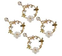 ORFOFE 2paires Boucles Oreilles Guirlande Et Abeilles Pendantes Bijoux Pour Femmes Accessoires De Mode De Bijoux Décoratifs Pour Occasions Spéciales