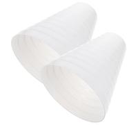 ORFOFE 2Pièces Connecteur de Conduit de Sèche Linge Adaptateur de Ventilation Réducteur Ligne pour Systèmes Cvc