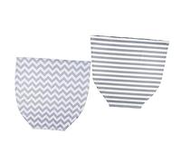 ORFOFE 2pièces Housse De Siège Garçon Fille Couverture Multifonction Pour Allaitement Et Rayé Gris