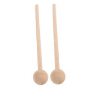 ORFOFE 2pièces Maillets Bois Ronds pour Xylophone Glockenspiel Carillon Cloche Marteaux Orff Baguettes De Percussion pour Garçon Fille