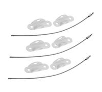 ORFOFE 3 ensembles Kit de Muraux Larges pour Meubles Basculement Sangles de Sécurité Nylon avec Vis Protection Placard et Proofing pour Bibliothèque Commode Armoire