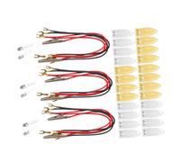 ORFOFE 3 Ensembles Kit Scientifique Fruits Batterie DIY Expérience Physique Électrique Éducative pour Garçon Fille Exploration Énergie Verte et Circuits Électroniques Scolaires