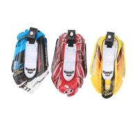 ORFOFE 3 pièces Bain Bateau Gonflable à Remonter Éveil Aquatique pour Garçon Fille Bleu Rouge Jaune