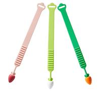 ORFOFE 3 pièces Couvercle Toilette Silicone Réglable avec Tête Dessin Animé Accessoire Salle de Bain Pratique pour Rehausseur Lunette Wc Polyvalent