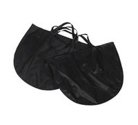 ORFOFE 3 Pièces de Rangement du Casque de Porte-Casque Sacs à Accessoires étui de Transport Pochette de Rangement de Polyester Noir