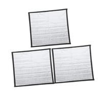 ORFOFE 3 Pièces Heating Pad for Reptile Tank with Reflective Thermal Film Insulation Mat for Lizards Snakes Turtles Frogs and Geckos and Easy-Clean Warmer