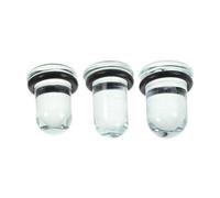 ORFOFE 3 Pièces Kit Bijoux Piercing en Verre pour Oreilles Bouchons et Tunnels Lisses, Confortables, Style Moderne pour Femmes et Hommes, pour Fêtes et Usage Quotidien