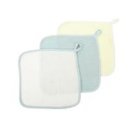 ORFOFE 3 Pièces lingettes de bave de couleur unie bavoir bandana de dentition serviette en coton pour salive de serviettes de bain enfants serviette bebe serviettes de rot tissu