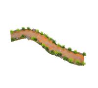 ORFOFE 3 Pièces Mini Resin Stone Pathway Curved Walkway for Fairy Garden Aquarium Fish Tank Decorations