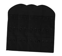 ORFOFE 3 pièces Organiseur Suspendu Double Face pour Bijoux Crochets Sac de Rangement Polyvalent pour Colliers Bracelets et Petits Accessoires Lot de Noir