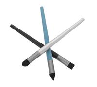 ORFOFE 3 pièces Set de Stylos Éponge Doux pour Pastel Huile Outils de Mélange et pour Dessin Accessoires de Croquis Polyvalents pour Artistes Tête Plate Ronde et Double