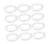 ORFOFE 36 Pièces Anneaux Mousse pour Couronnes Rondes Cercles Polystyrène et Flexibles pour Décorations DIY Festives Noël et Projets Créatifs