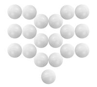 ORFOFE 36 Pièces décoration boule de mousse décorer des boules de Noël mousse demi-sphère Décorations de Noël pour les enfants filles balle ballon pour enfants blanche