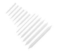 ORFOFE 36 Pièces Estompes Double Embout en Papier Blanc Réutilisables et Portables pour Pastel et Fusain, pour Croquis en Extérieur et Dessin Artistique