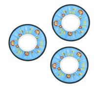 ORFOFE 3pièces Bonnet De Bain Réglable Pour Chapeau De Étanche Avec Des Oreilles Pour Shampooing Et Coupe De Cheveux Motif Cartoon Adorable Couleur Vive