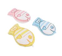 ORFOFE 3pièces Serviettes De Bain Confortables Pour Garçon Fille Accessoires De Bain Forme De Balles à Plusieurs styles