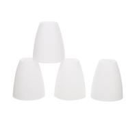 ORFOFE 4 Pièces Abat Jour Plastique Décoratif pour Lampe de Table et Plafonnier Diffuseur de Lumière Douce Accessoire Déclairage pour Intérieur