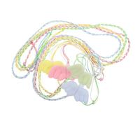 ORFOFE 4 Pièces Hamster Harness Adjustable Leash Set with Angel Wings for Small Pets Including Squirrels Chinchillas and Rats Comfortable Chest Strap in Four Colors