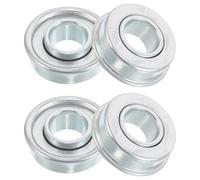 ORFOFE 4 pièces Lot de Roulements à Flasque pour Roues Avant et Arrière de Tondeuse à Gazon Roulements Métalliques Durables pour Tondeuses Autoportées Pousser