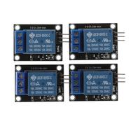 ORFOFE 4 pièces Module Relais Monocanal Compatible ARM AVR MCU Contrôle Précis Appareils Électroménagers Pack Circuits Anti-activation Accidentelle