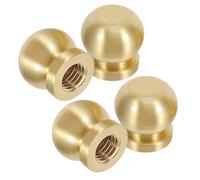 ORFOFE 4 Pièces Rehausseurs Laiton pour Boîtes Bois Boule Décoratifs Supports Robustess pour Plateaux et Bijoux de Remplacement pour Meubles et Présentoirs