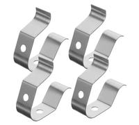 ORFOFE 4 Pièces Support de Thermomètre pour Pot Acier Inoxydable Lot de Clips Résistants à Haute Température Fixation Stable pour de Cuisine et Barbecue Design Pratique