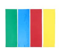 ORFOFE 4 Rouleaux Film Décoratif pour Fenêtres Autocollant Film Teinté Coloré Amovible pour Décoration Maison Photo Fête et Création DIY Jaune Rouge Vert Bleu