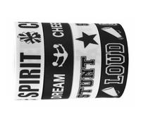 ORFOFE 4 Rouleaux Ruban Décoratif en Polyester pour Bouquets et Présents, Structure Légère et Application Facile, pour Compétitions Scolaires et Événements Sportifs