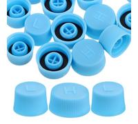 ORFOFE 40pièces Bouchons de Valve Ac Couvercles Haute et Basse Pression pour Système de Climatisation Automobile Protection la Poussière Impuretés