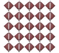 ORFOFE 48 Pièces Serviettes en Papier à Motif Rugby 48 Pièces, Absorbantes et Jetables, Décorations pour Fête Sportive, Anniversaire et Repas de Supporters, Usage Unique Pratique et