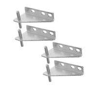 ORFOFE 4pièces Charnières Métalliques Pour Portes De Congélateur Accessoires Acier Inoxydable Pour Réfrigérateurs Et Congélateurs Opération Fluide Et Durabilité Assurée
