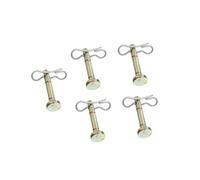 ORFOFE 5 Ensembles Kit de Goupilles Fendues Métal pour Souffleur à Neige Kit de Remplacement pour Protection de Boîte de Vitesses Compatible Résistant et Facile à Installer