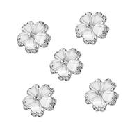 ORFOFE 5 pièces Boutons de Couture Décoratifs Alliage Strass Boutons pour Manteaux et Vêtements Féminins Tricotés Exquis pour DIY et Remplacement