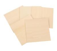 ORFOFE 5 pièces Lot de Plaques de Bois Tilleul Non Peint pour Bricolage Découpe sur Mesure Décoration DIY et Modélisme Artisanat
