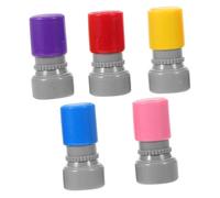 ORFOFE 5 pièces Lot de Tampons Auto-encreurs Enseignants pour Évaluation Scolaire Tampons de Récompense Motivants Compact et Portable pour Élèves Primaire et Collège