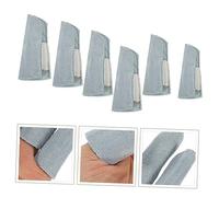 ORFOFE 5 pièces Manchons Doigts Cuir Épais Isolation Thermique Protection Blessures pour Fabrication Bijoux Aléatoires Couleur Aléatoire Couleur Aléatoire