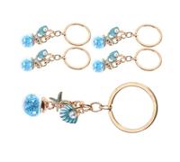 ORFOFE 5 Pièces Ocean Keychain Bag Charms With And Pearl Pendant Beach Themed Nautical Decoration For Handbags And Keys