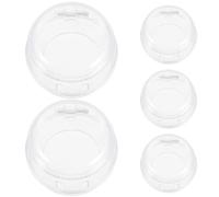 ORFOFE 5 pièces Protection Boutons de Cuisinière à Gaz Couvre-commande Plastique Sécurisés pour Garçon Fille Protège-rotules pour Four et Plaque Sécurité Gazinière