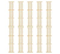 ORFOFE 50 Accessoires pour Village Miniature Clôtures Décoratives pour Maisons de Poupées Modèle de Clôture de Simulation pour Décor de Micro-Paysage