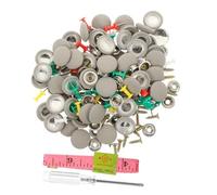 ORFOFE 50 ensembles Kit de Réparation Ciel Toit Voiture Clips Fixation Goupilles Verrouillage Solides pour Intérieur Automobile Camion Bus et Caravanes Couleur Couleur Aléatoire