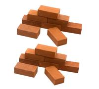 ORFOFE 50 pièces Miniature Bricks DIY Set for Fairy Garden and Dollhouse Tiny Construction Bricks for School Projects and Miniature Landscape Modeling
