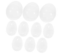 ORFOFE 50pièces Lot de à Remplir Coquille Œuf Torsadées Transparentes Cadeaux De Fête Et Stockage