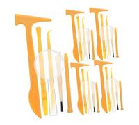 ORFOFE 5ensembles Kit De Jouets De Fouille Archéologique pour Garçon Fille avec Marteau Ciseau Et Brosse pour Excaver Et Jouer